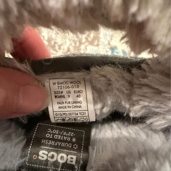 Women’s BOGS B-Moc Wool Insulated Boots Size 9 - Picture 9 of 9